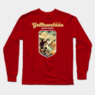 USA - NATIONAL PARK - YELLOWSTONE - Yellowstone Artists Point -21 Long Sleeve T-Shirt